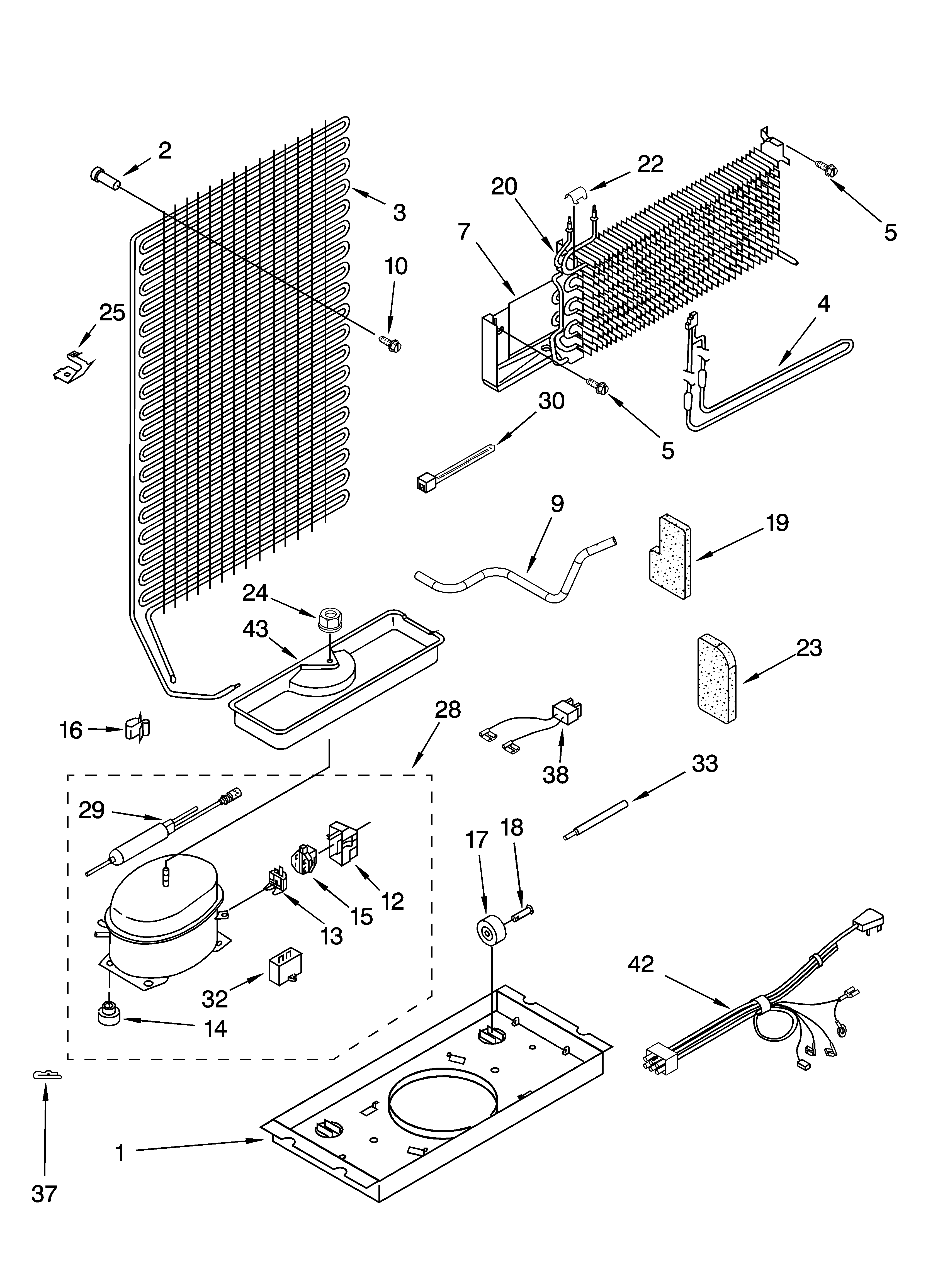 Inglis IPT151300 unit parts diagram