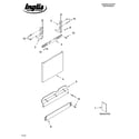 Inglis IPU98660 door and panel parts diagram