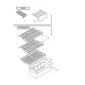 Whirlpool YET14JKXJW00 shelf parts diagram