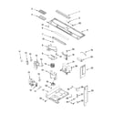 Whirlpool YGH8155XMT1 interior and ventilation parts diagram