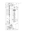Whirlpool 3SWTW5205SQ0 gearcase parts, optional parts (not included) diagram