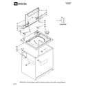 Maytag MTW5920TW0 top and cabinet parts diagram