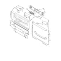 Whirlpool SF362LXSS1 control panel parts diagram