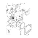 Whirlpool WED6200SW1 bulkhead parts, optional parts (not included) diagram