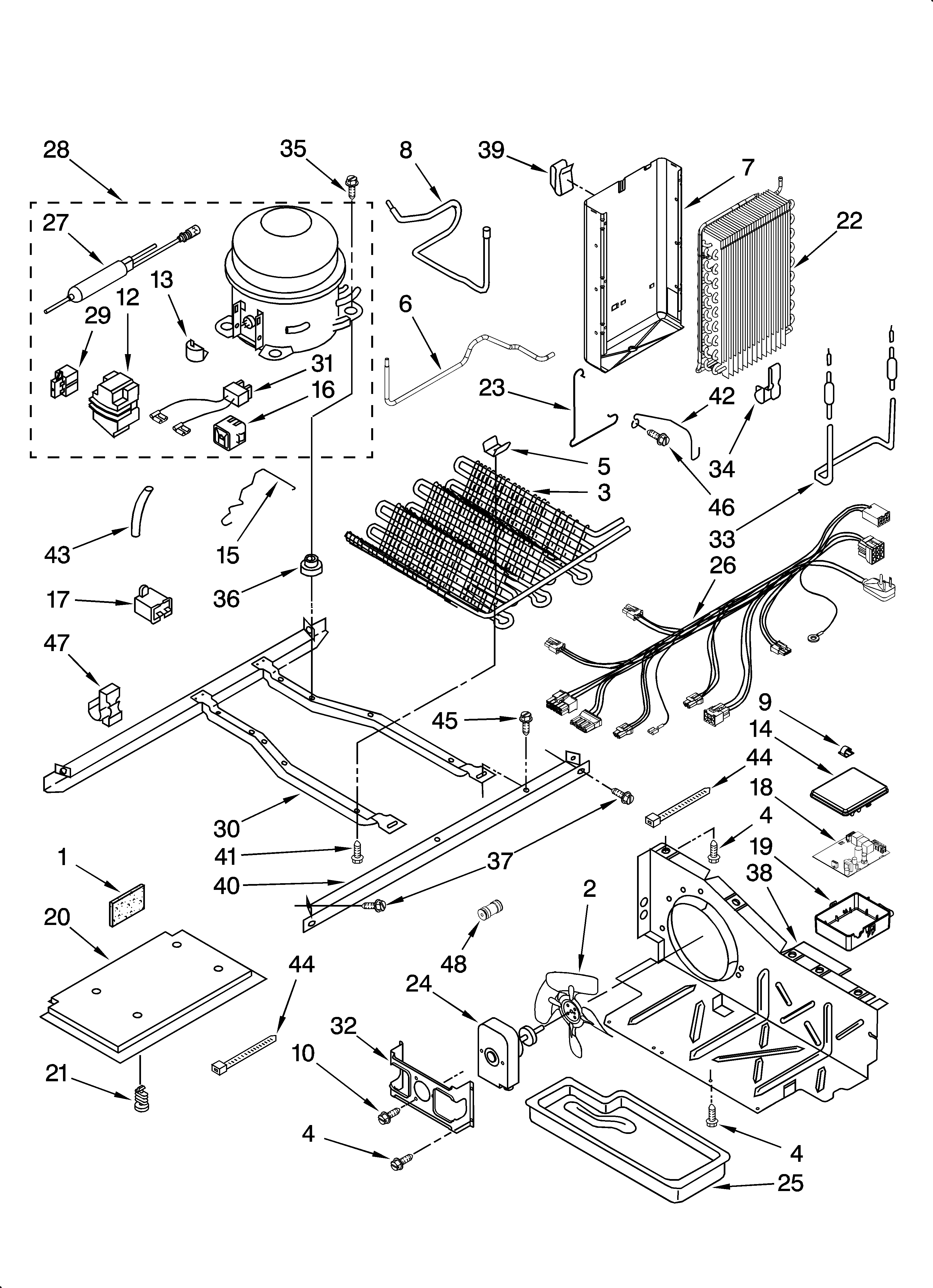 Whirlpool GS6NBEXRY02 unit parts diagram
