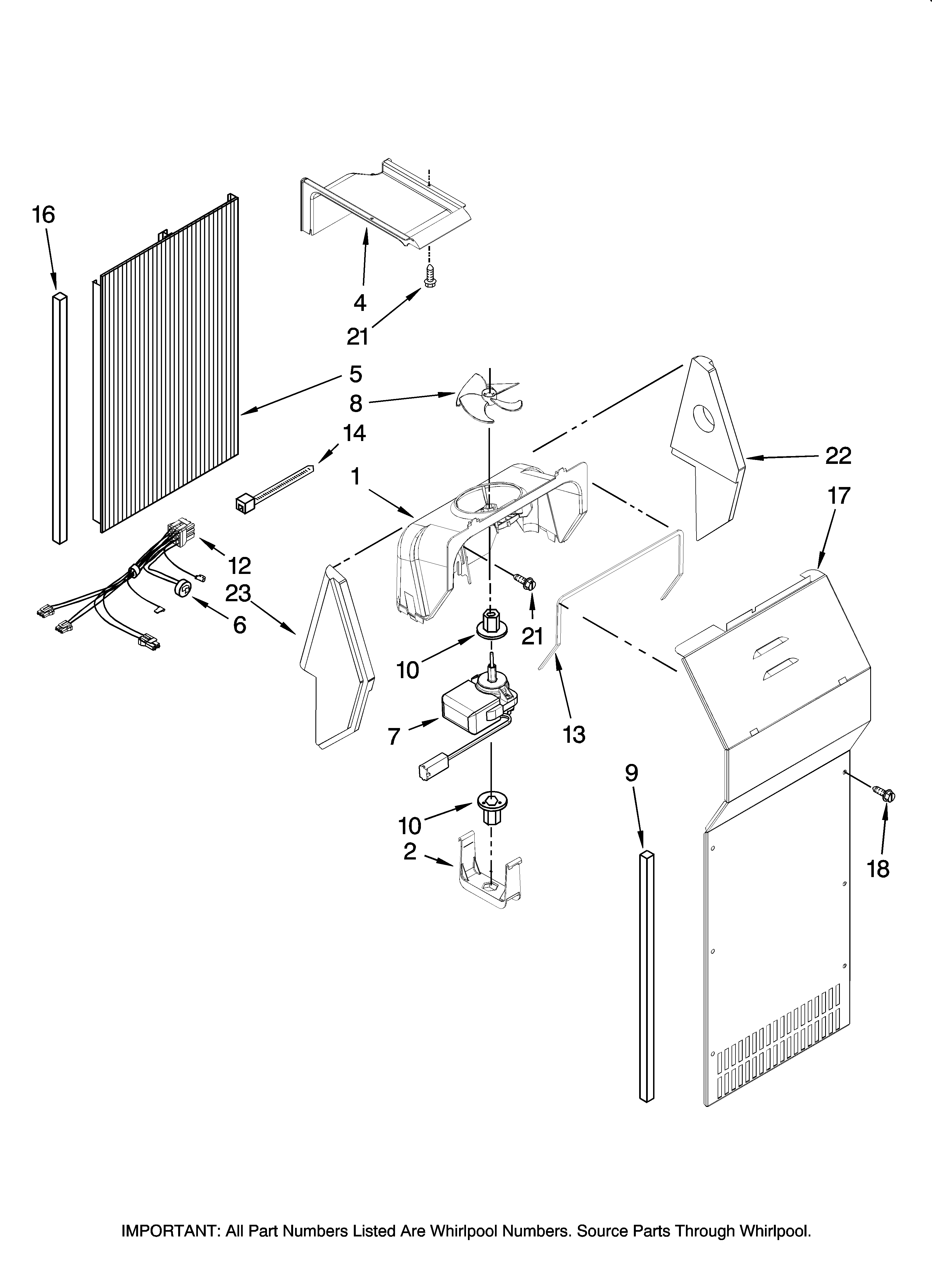 Maytag MSD2669KEB00 air flow parts diagram