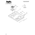 Inglis IEP314RQ1 cooktop parts diagram