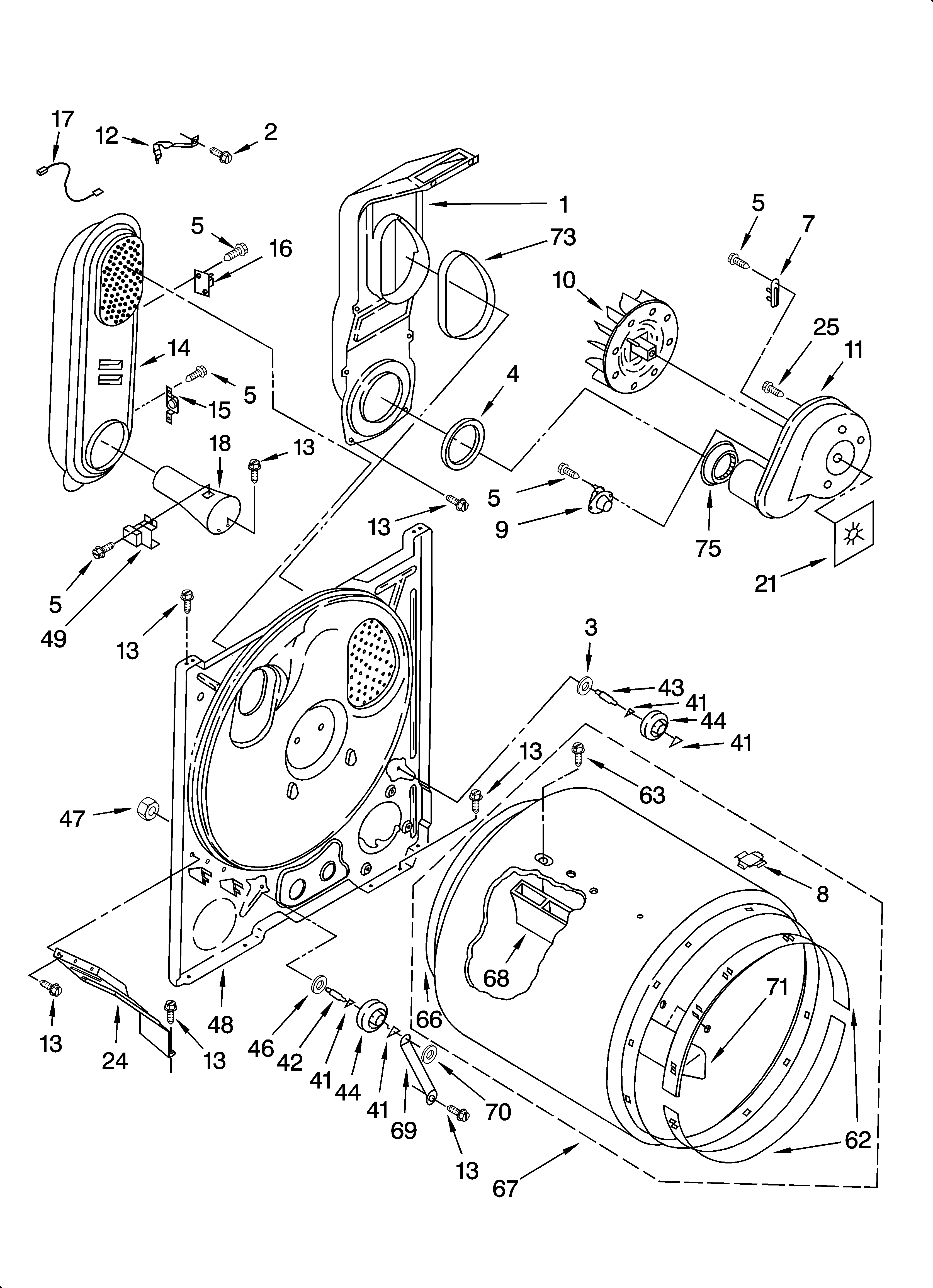 Inglis IGS5000RQ0 bulkhead parts diagram