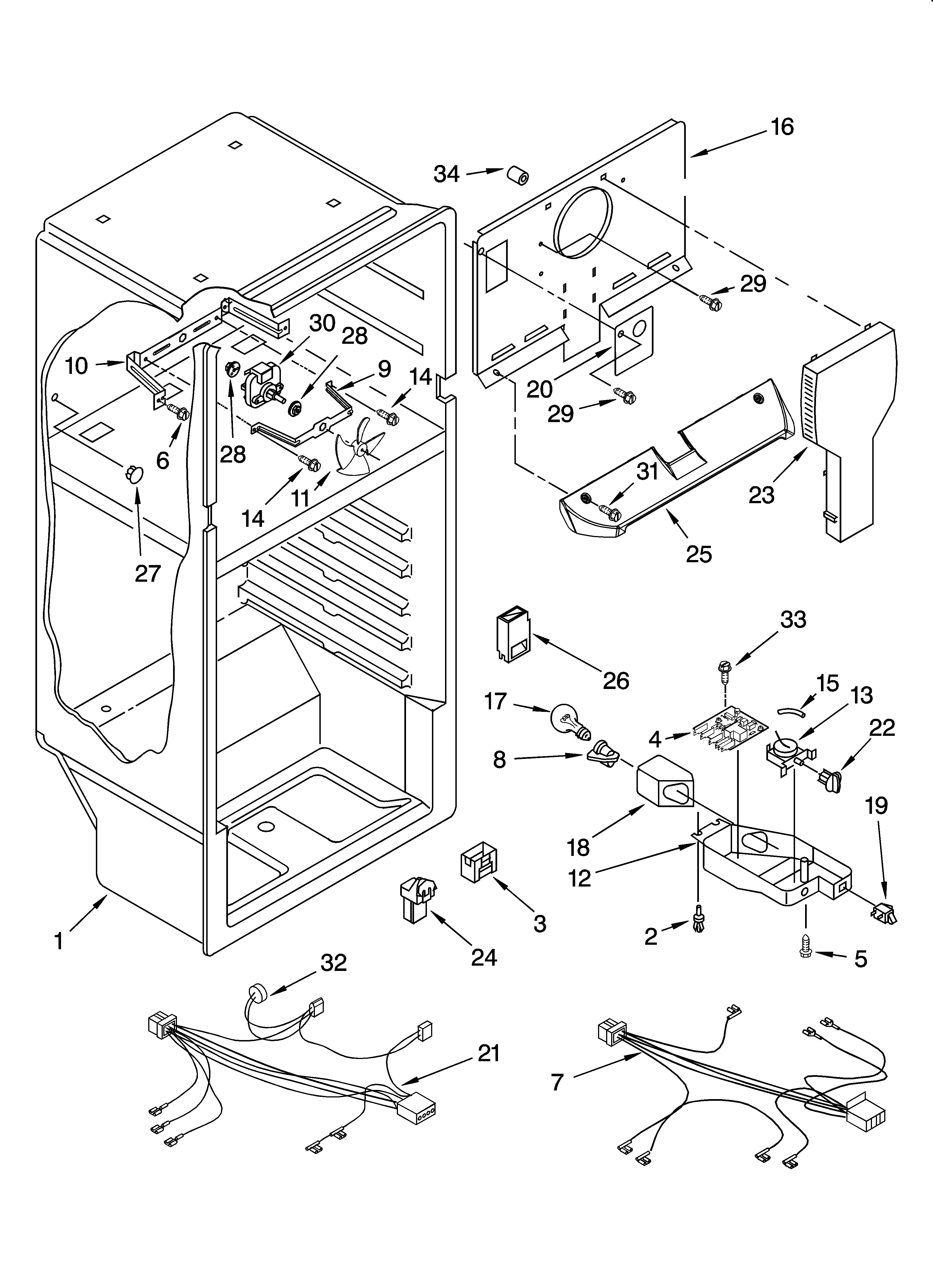 Inglis IT18TKXSQ00 liner parts diagram