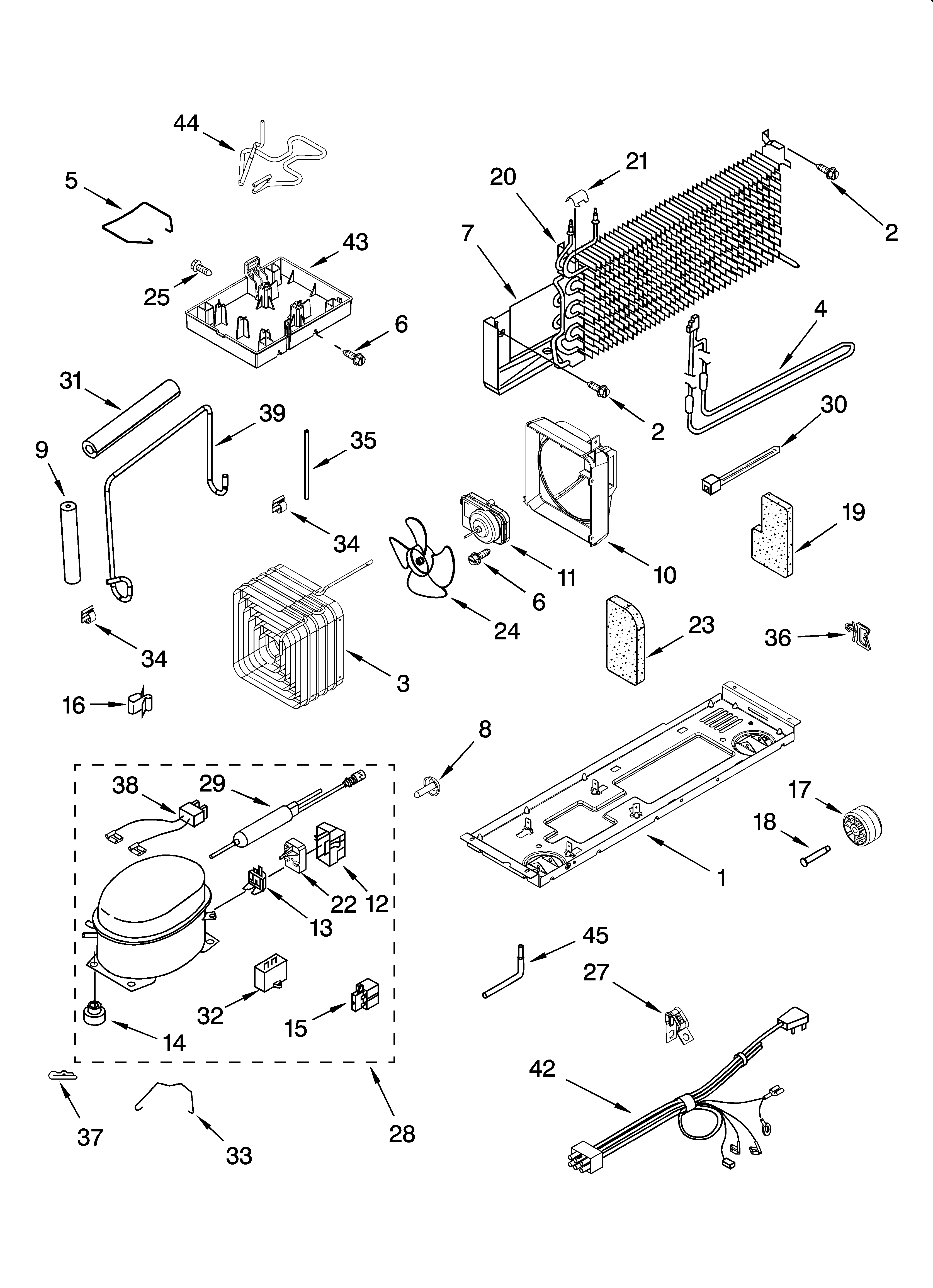 Inglis IT18TKXSQ00 unit parts diagram