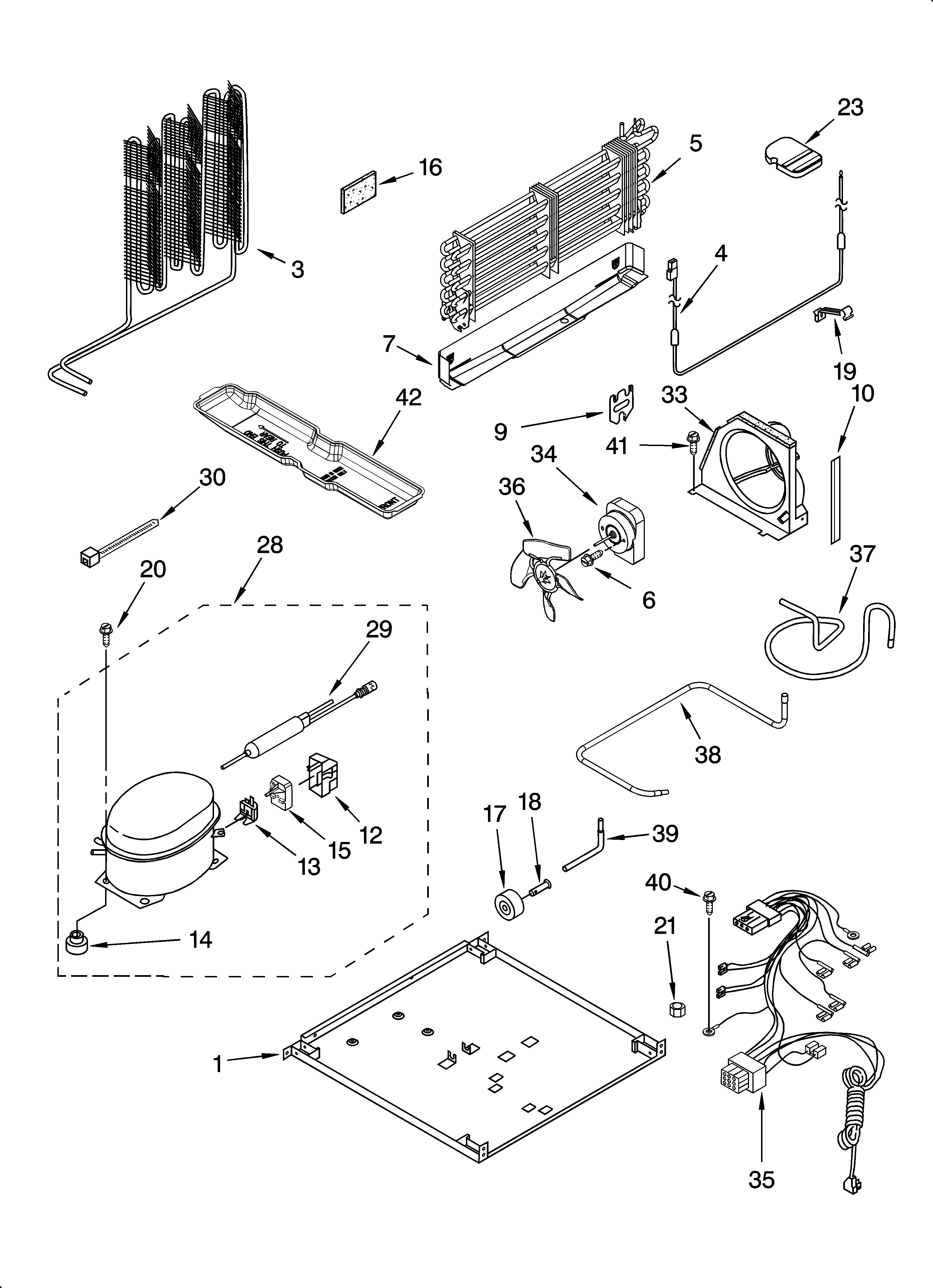 Inglis IT21AMXRQ03 unit parts diagram