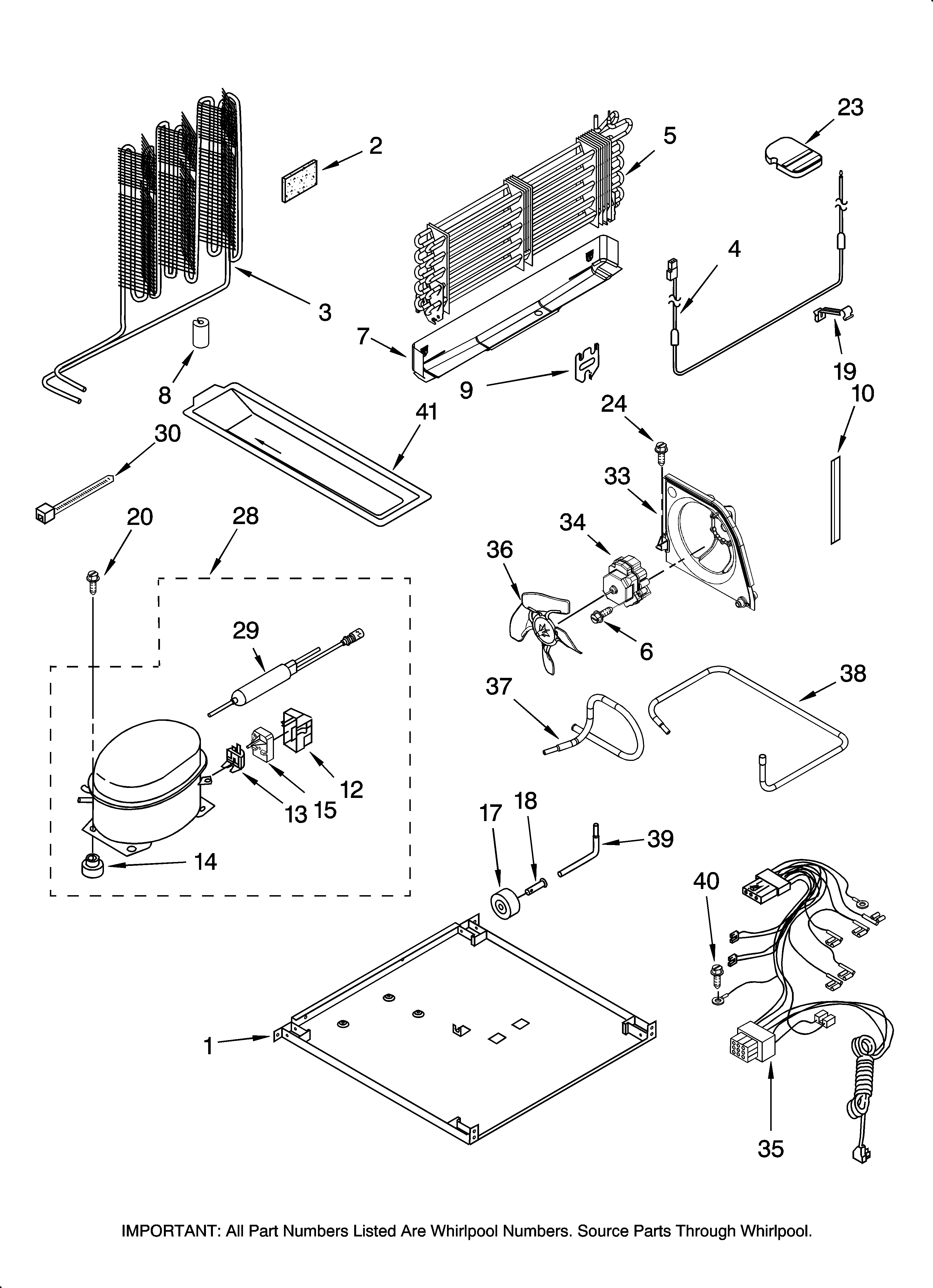 Amana ATB2232MRB00 unit parts diagram