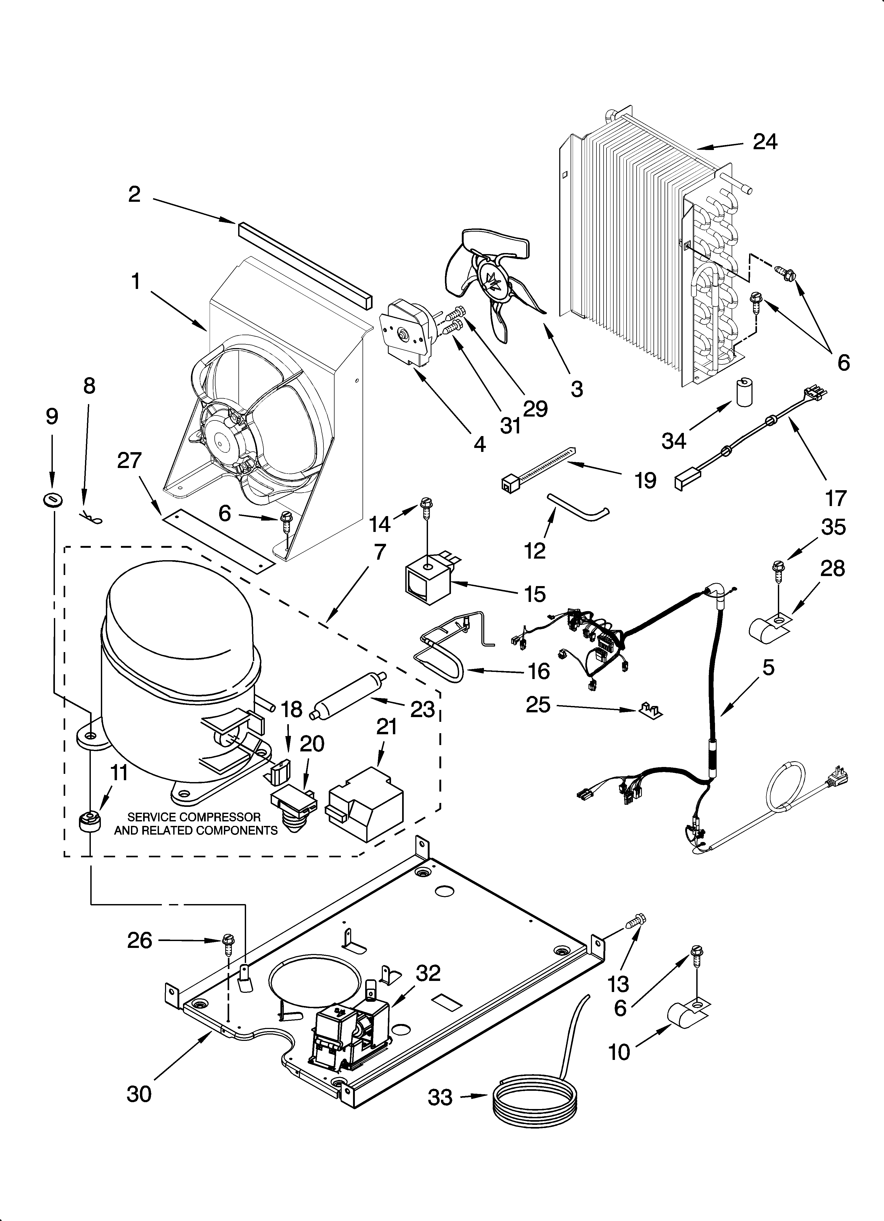 KitchenAid KUIS18PNTB0 unit parts, optional parts diagram