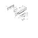 Whirlpool DUL240XTPS9 control panel parts diagram