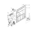 Whirlpool DUL240XTPS9 door and latch parts diagram
