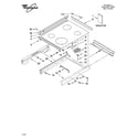 Whirlpool YGY398LXPQ03 cooktop parts diagram
