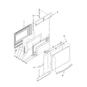 Whirlpool YGY398LXPQ03 door parts diagram