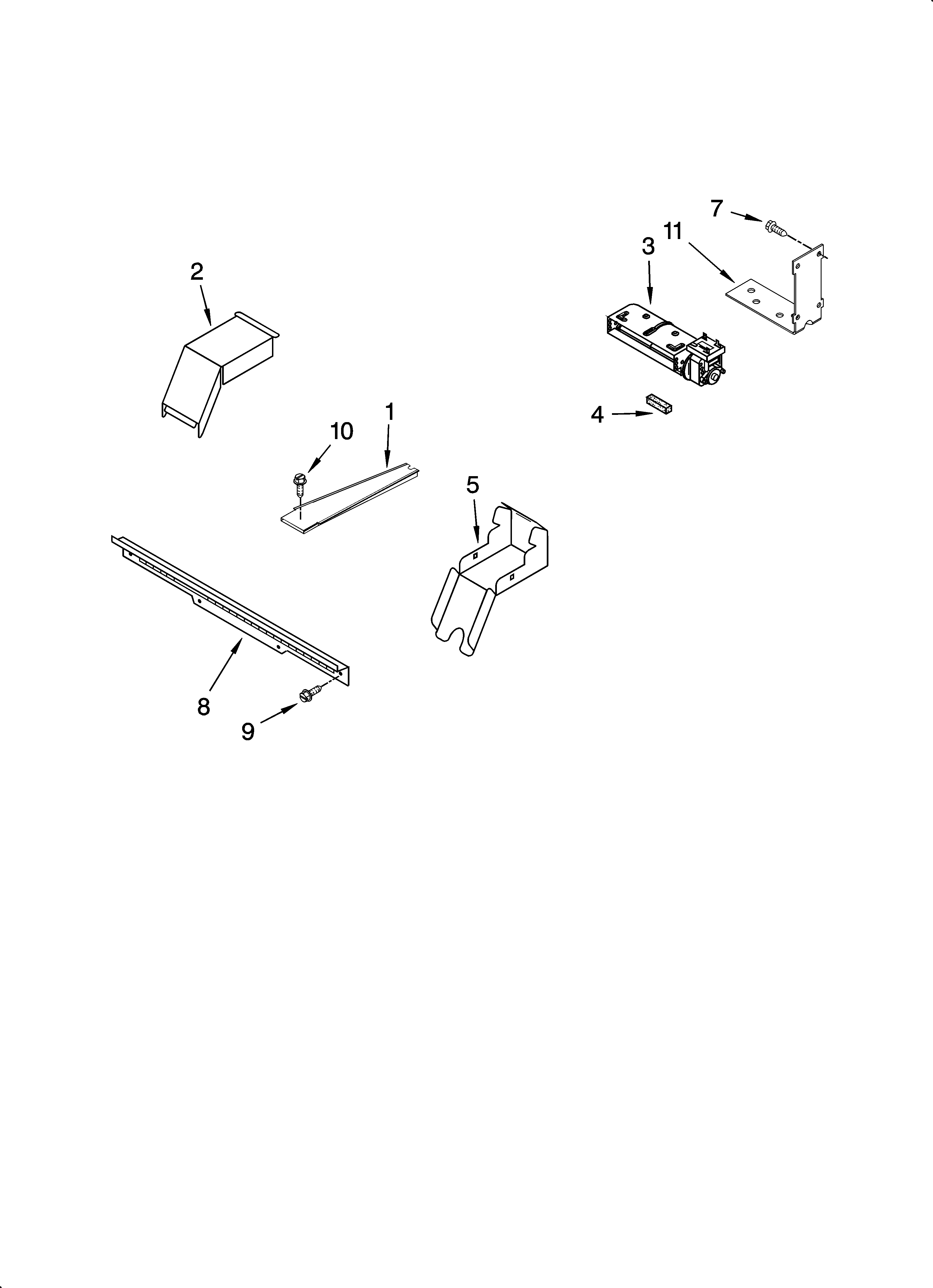 Whirlpool YGY398LXPB03 top venting parts, optional parts (not included) diagram