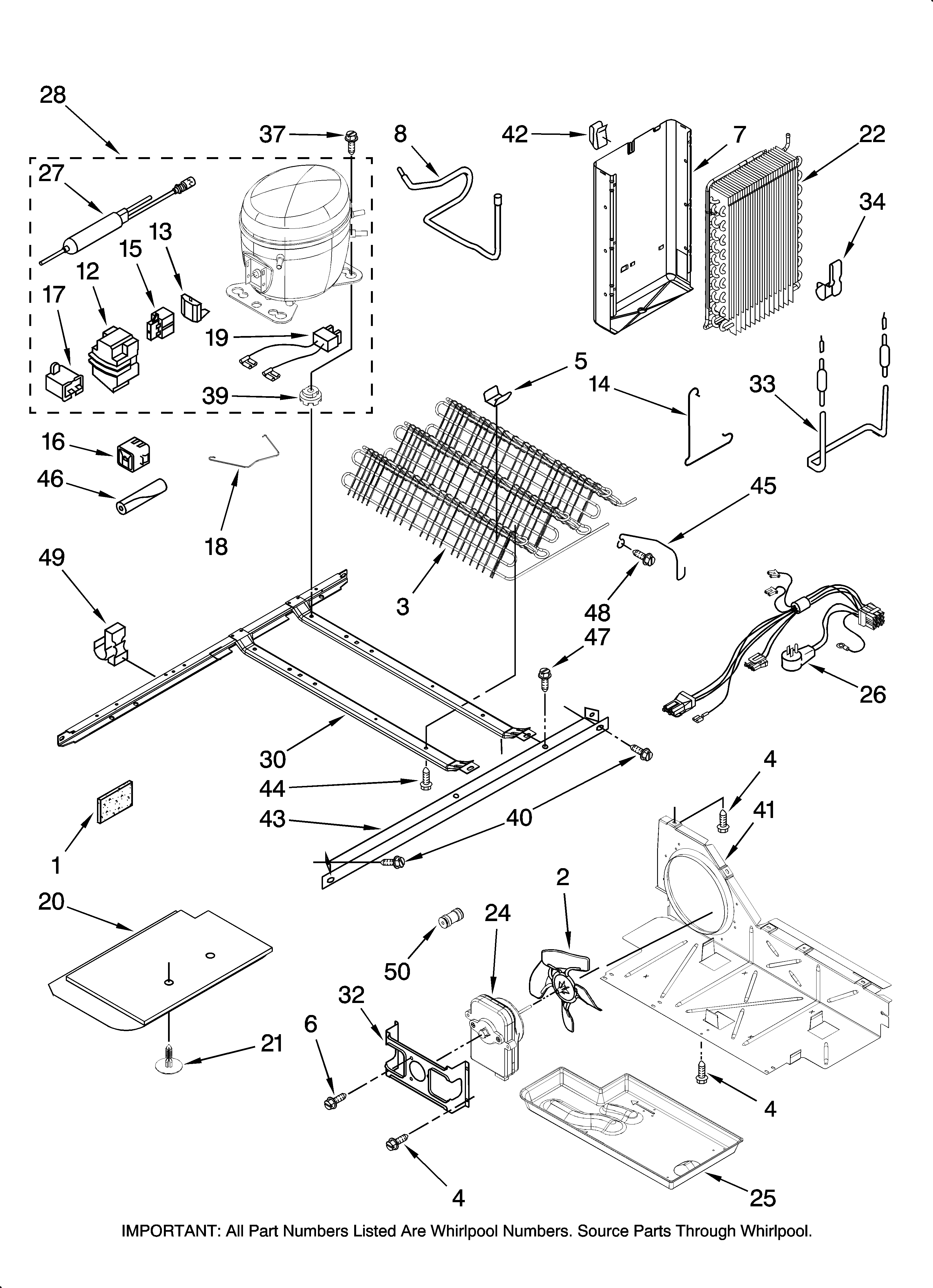 Maytag MSD2669KEA01 unit parts diagram