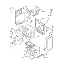 Whirlpool SF272LXTD0 chassis parts diagram