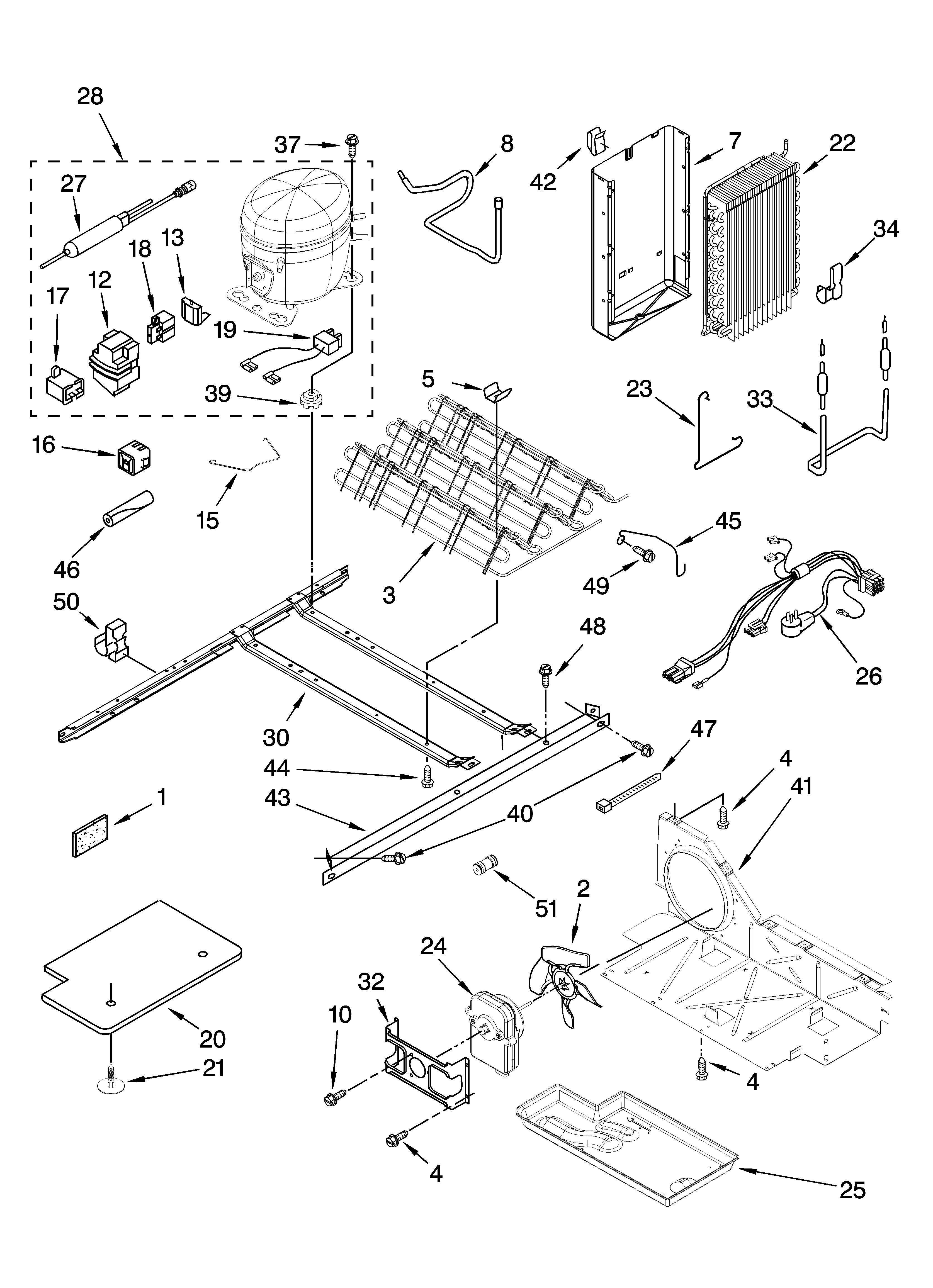 Whirlpool ES5LHAXSA02 unit parts diagram