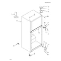 Whirlpool ET0MSRXTQ00 cabinet parts diagram