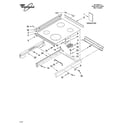 Whirlpool YGY396LXPS03 cooktop parts diagram