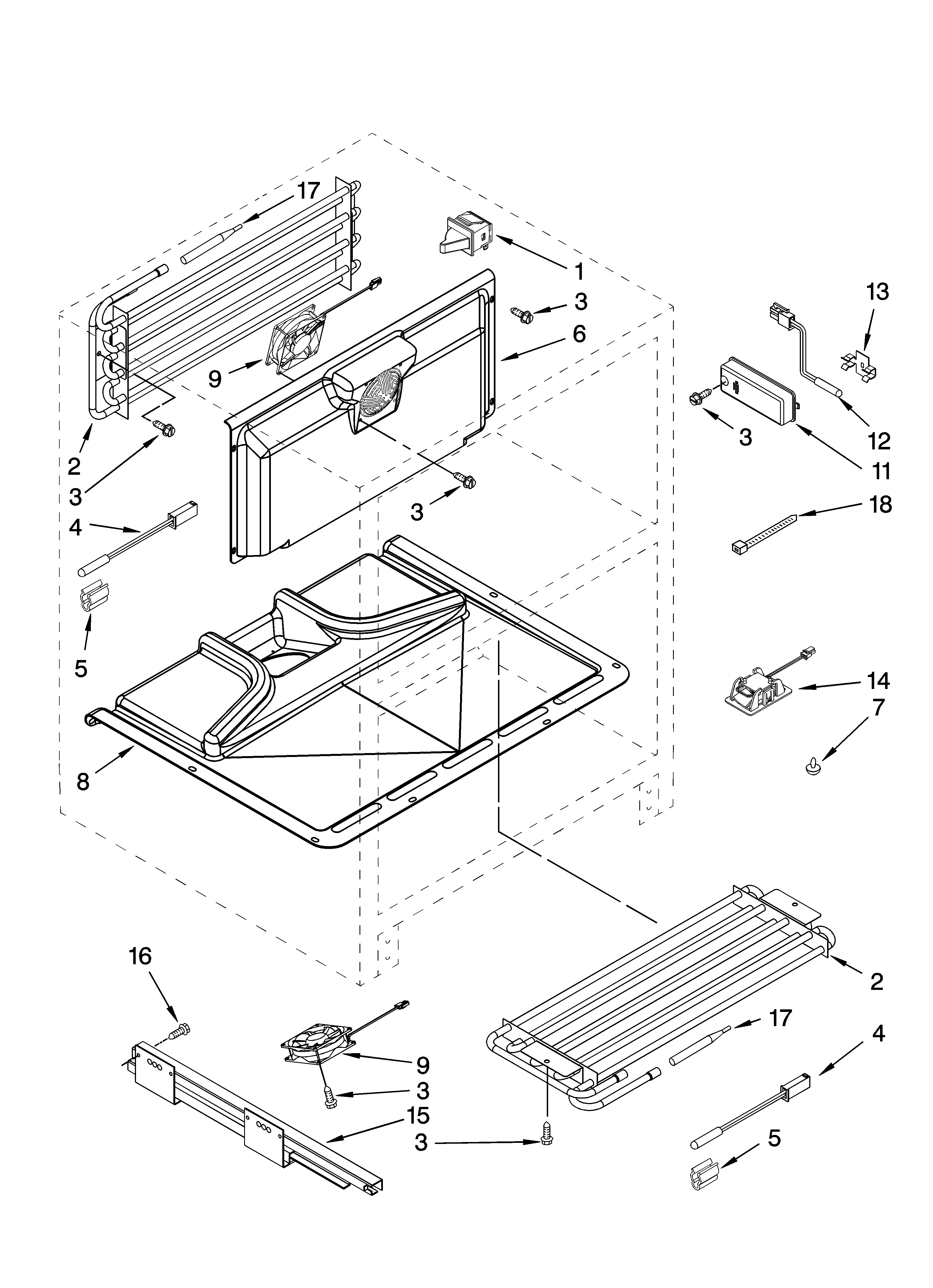 Jenn-Air JUD278DBES00 liner parts diagram