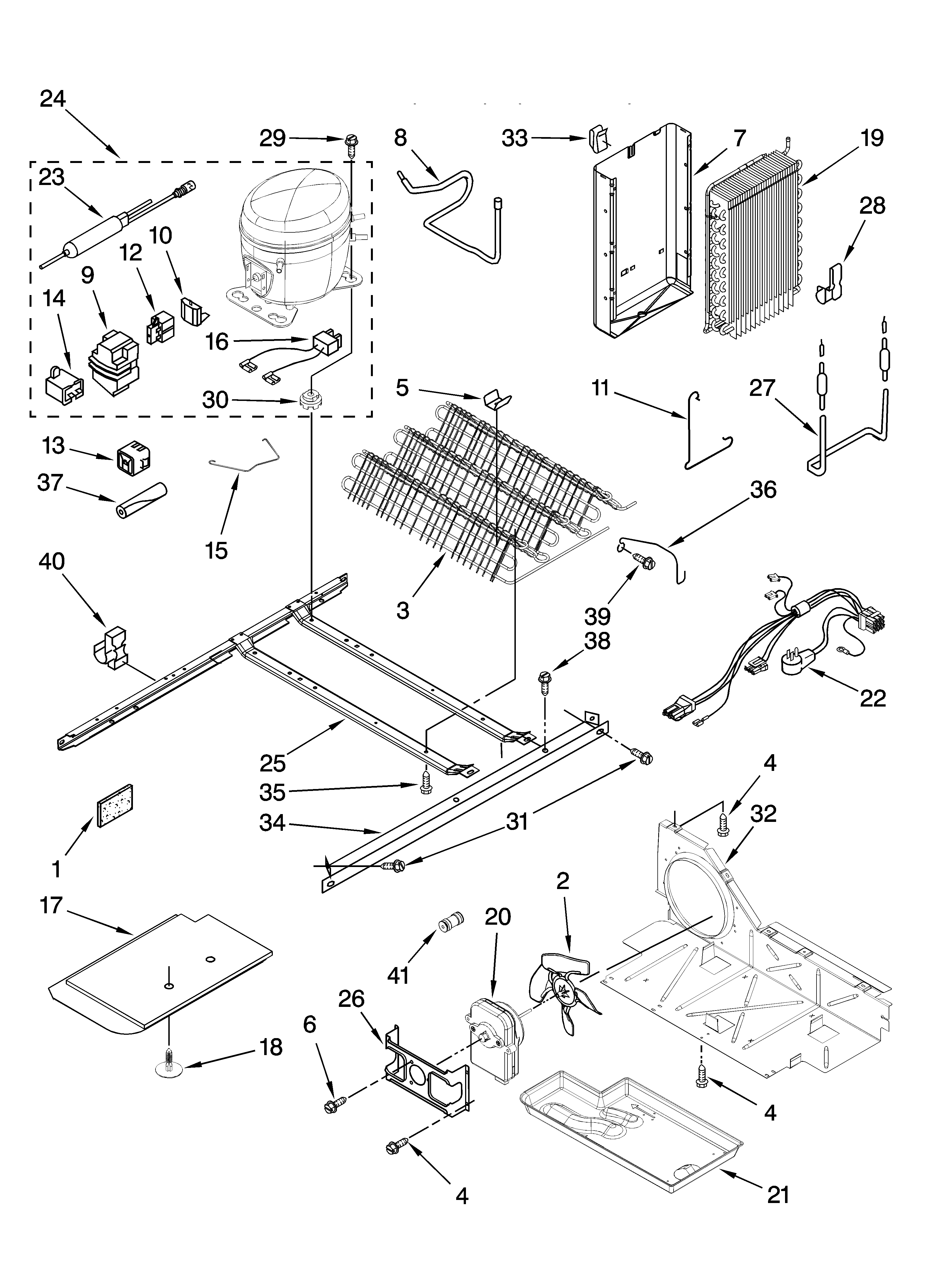 Maytag MSD2258KEU00 unit parts diagram