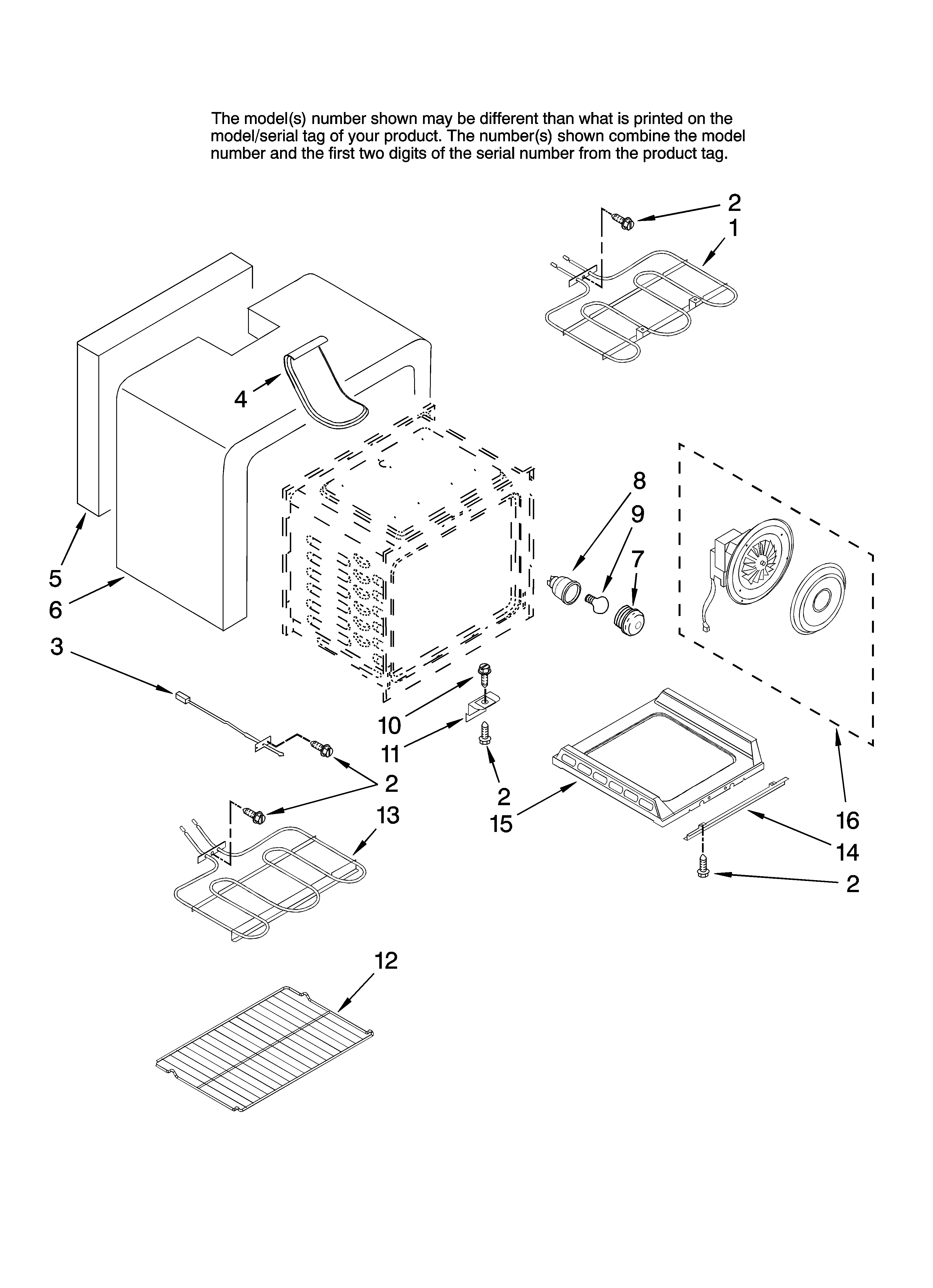 Maytag MERH865RAS13 oven parts diagram