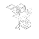 Whirlpool GW395LEPT05 internal oven parts diagram