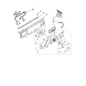 Whirlpool WFW9400ST00 control panel parts diagram