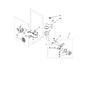 Whirlpool WFW9400SU00 pump and motor parts, optional parts (not included) diagram
