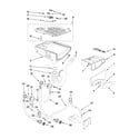 Whirlpool LHW0050PQ4 dispenser parts diagram