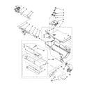 Whirlpool WFW9400SBA10 dispenser parts diagram