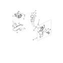 Whirlpool WFW9400SBA10 pump and motor parts, optional parts (not included) diagram