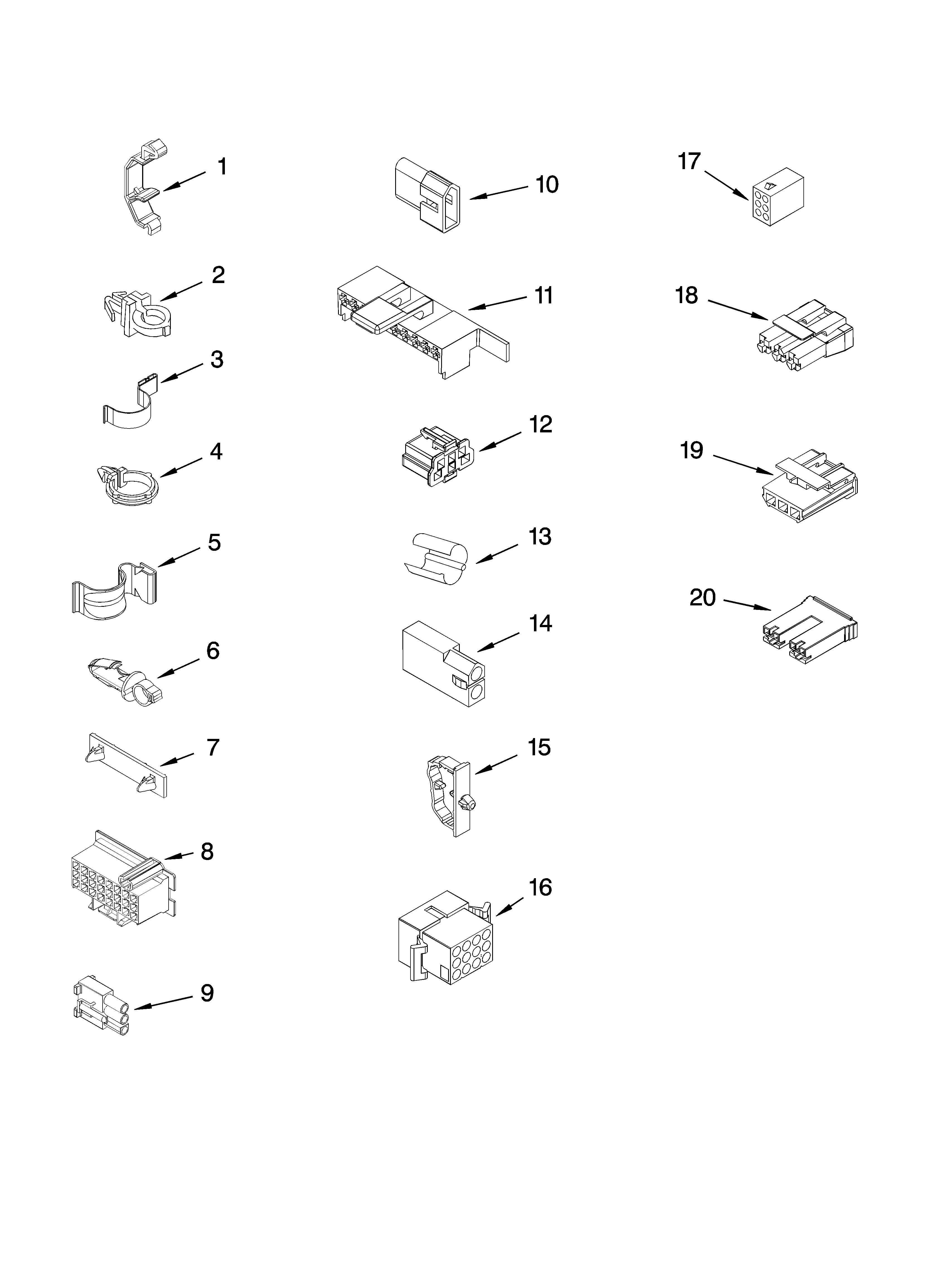 Inglis IS45000 wiring harness parts diagram