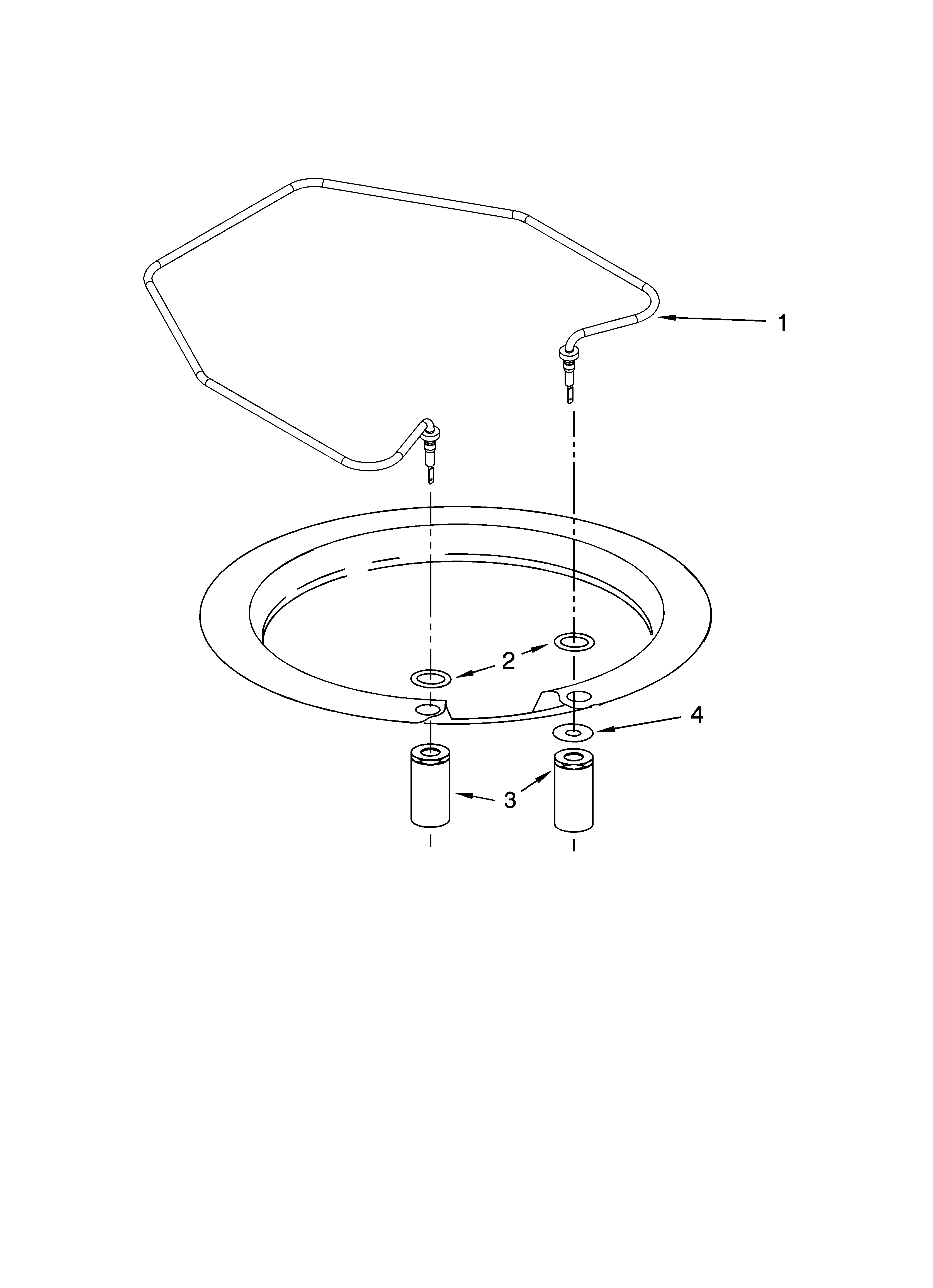 KitchenAid KUDS03FTWH0 heater parts diagram