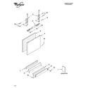 Whirlpool GU2451XTSQ2 door and panel parts diagram