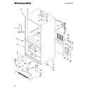KitchenAid KBRS19KTSS00 cabinet parts diagram
