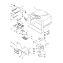 KitchenAid KBRS19KTSS00 freezer liner parts diagram