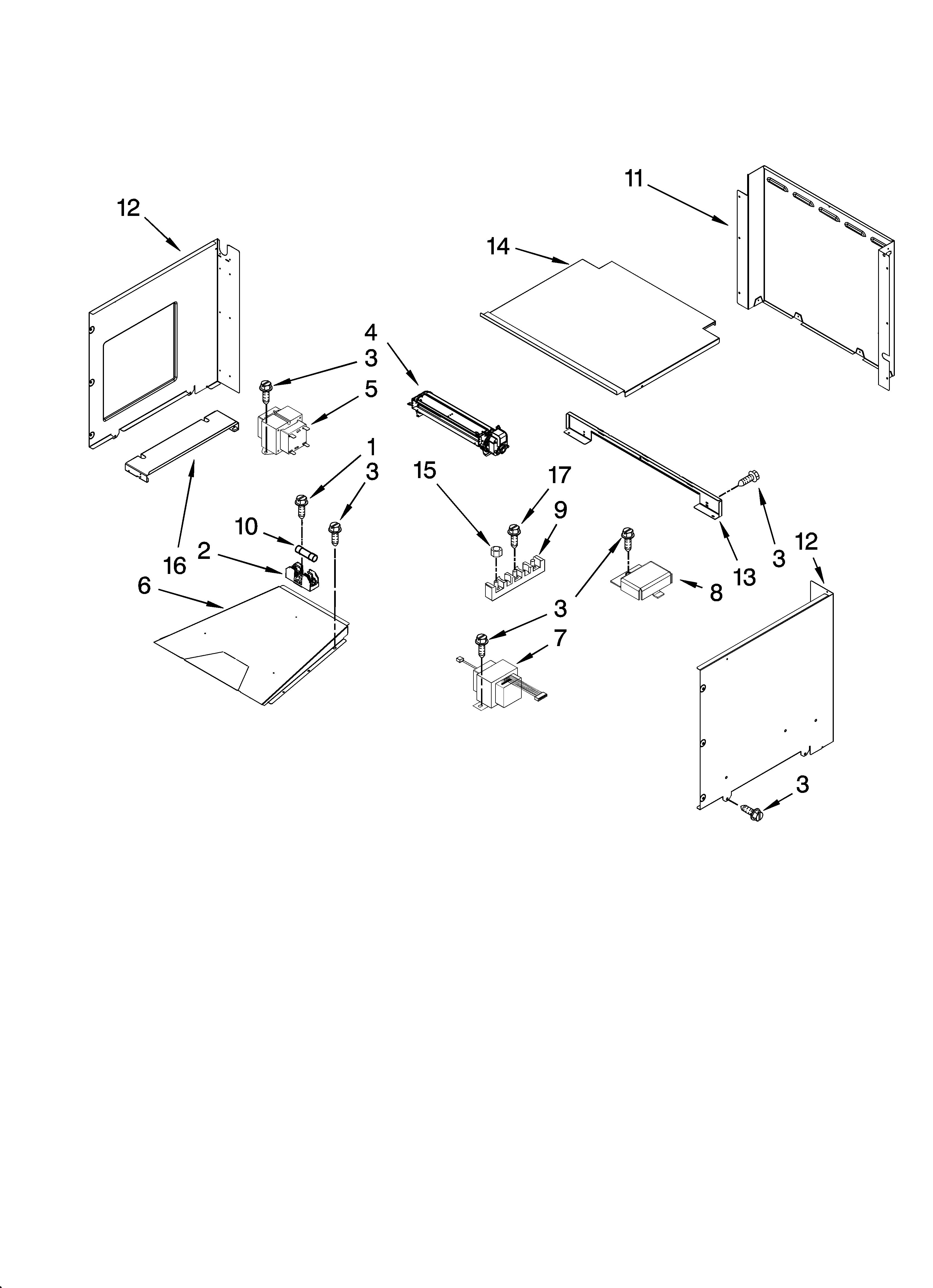 KitchenAid KEMS308SSS00 top venting parts diagram