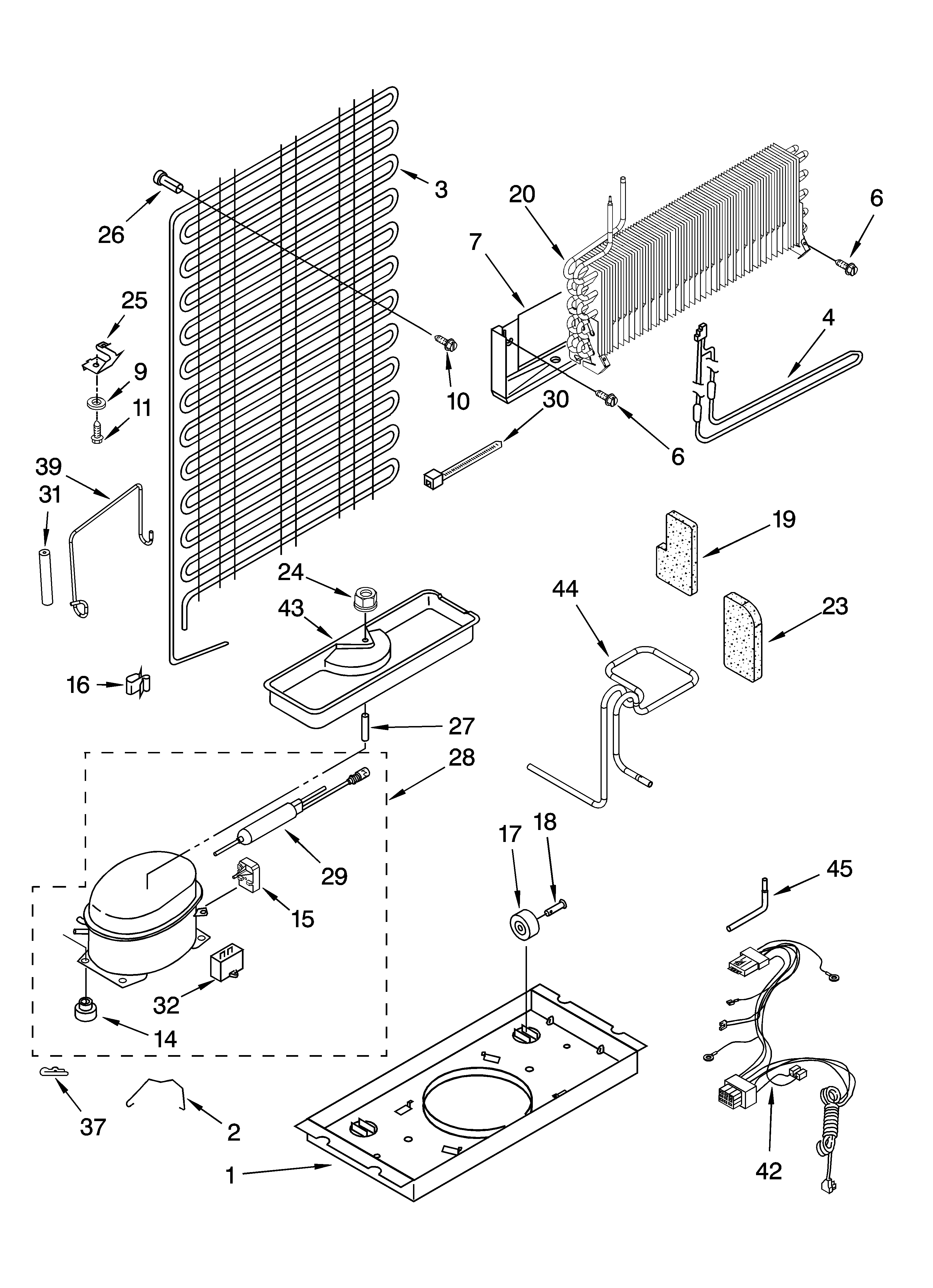 Estate TT18DKXRQ02 unit parts diagram