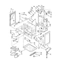 Whirlpool WERC4101SB2 chassis parts diagram