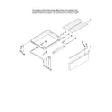 Maytag MGRH865QDW11 drawer and rack parts, optional parts (not included) diagram