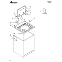 Amana NTW5205TQ0 top and cabinet parts diagram
