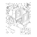 Maytag YMED9600TK0 cabinet parts diagram