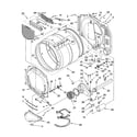 Whirlpool WGD8300SW0 bulkhead parts diagram