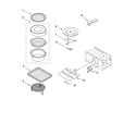 KitchenAid KEMS378SBL00 internal microwave parts diagram