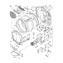 Maytag MGDZ400TQ1 bulkhead parts diagram